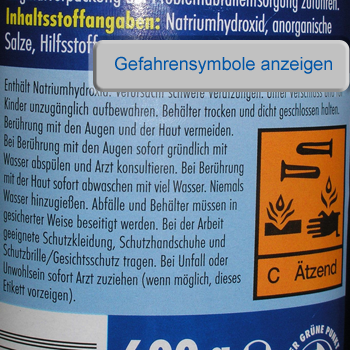 Gefahrensymbole