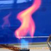 Bild: Flammfärbungen von Alkali- und Erdalkalisalzen