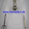 Bild: Reaktion von Lithium und Natrium mit Wasser