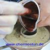 Bild: Herstellung von Eisen: Thermitreaktion