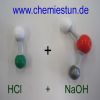 Bild: Titration von Natronlauge mit Salzsäure