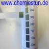 Bild: Vitamin C-Nachweis mit Teststäbchen