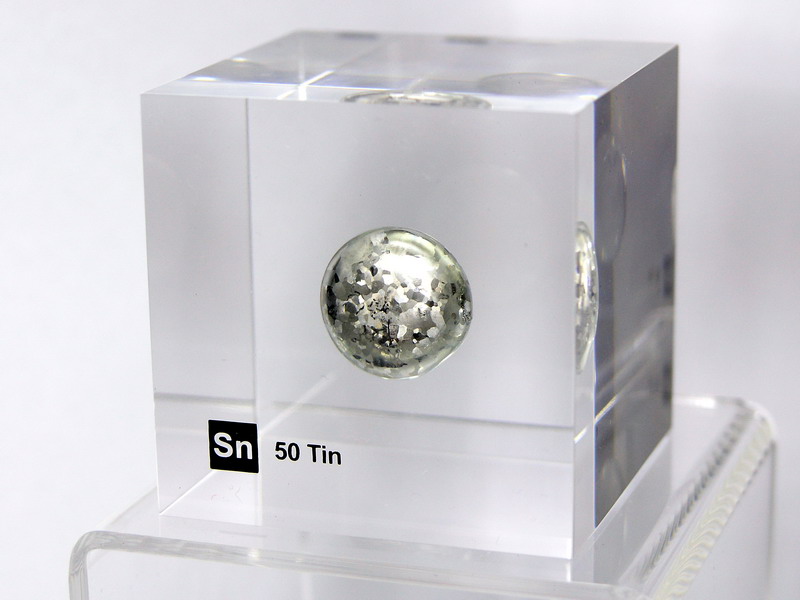 Sn 50 Zinn Pulver Element  Metall Periodensystem der Elemente für Sammler Labor 